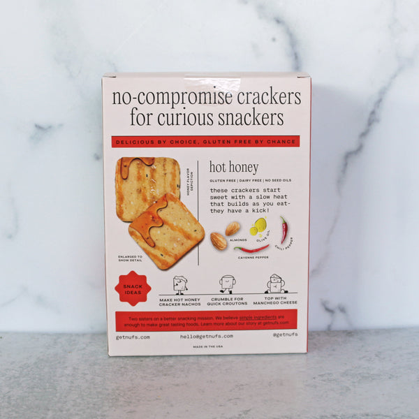 Nufs Gluten-Free Crackers - Hot Honey