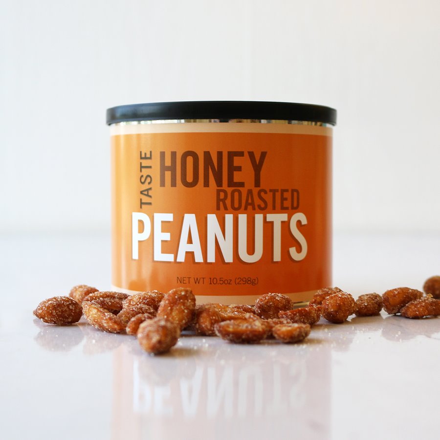 Honey Roasted Peanuts, Roasted Nuts, Virginia Peanut, Food Gifts