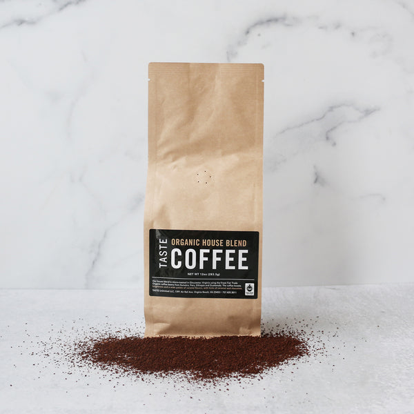 TASTE Organic House Coffee, Ground