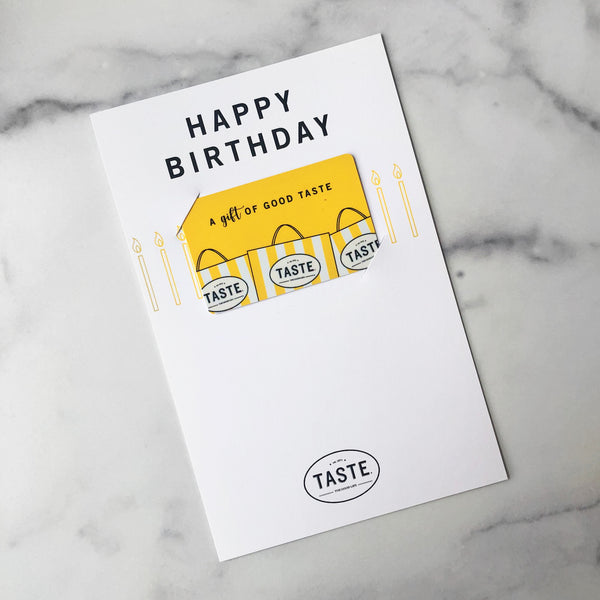 TASTE Gift Card