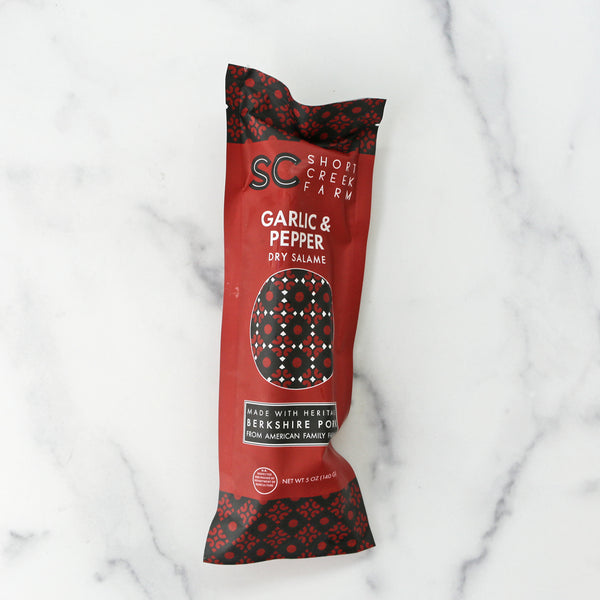 Short Creek Farm Salami, Garlic & Pepper