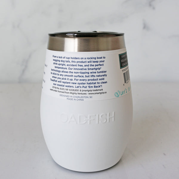 Toadfish Outfitters Non-Tipping Wine Cooler, White