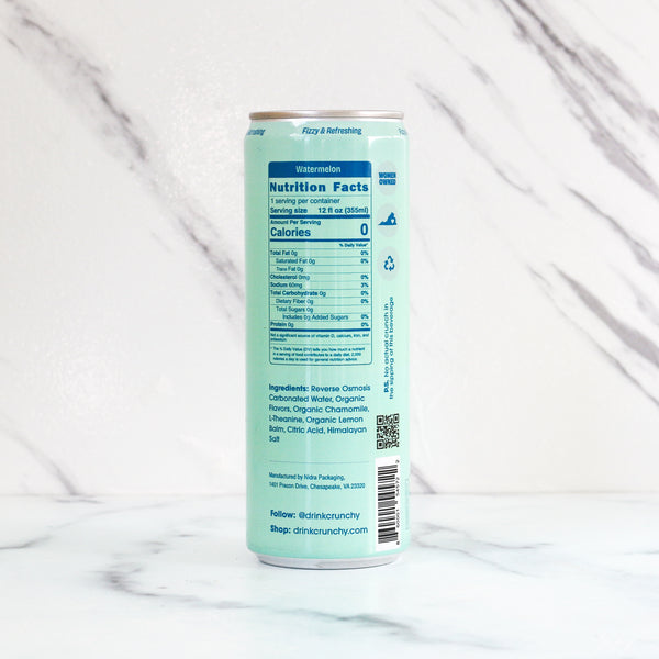 Crunchy Hydration "Calm" Watermelon Sparkling Water
