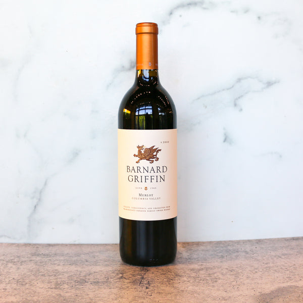 A bottle of Barnard griffin merlot available at TASTE across costal Virginia and Richmond and online at TASTE.online