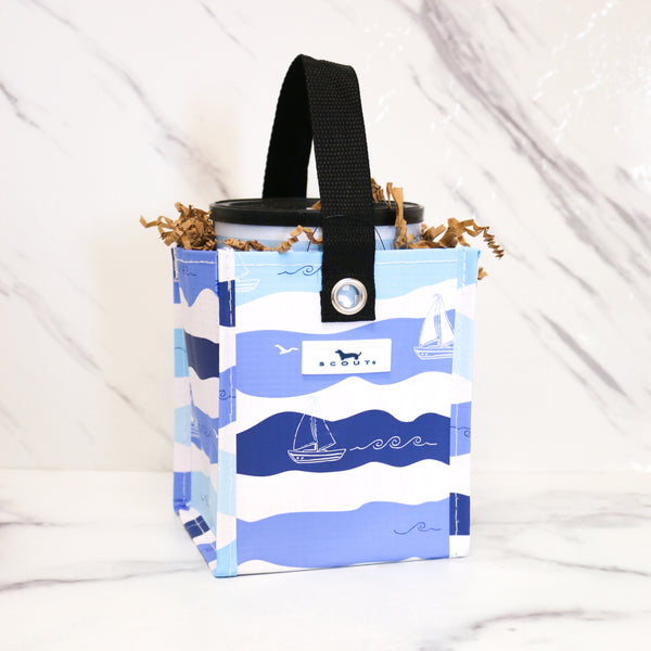 TASTE Beach Crunch and Virginia Honey Roasted Peanuts with the scout bag, the Lil Skipper Gift