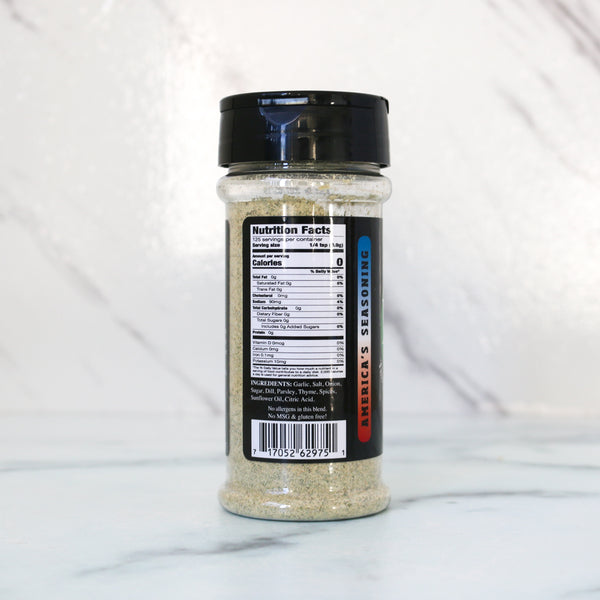 One bottle of MaD seasoning on a white marble background. Spice jar with label on a white background. All MaD Seasonings come from Matt Starcher, aka The MattDad, aka @themattdad, a culinary pro, instructor and contestant on Next Level Chef with Gordon Ramsay (Season 5). That chef-driven pedigree shows in every blend.  
