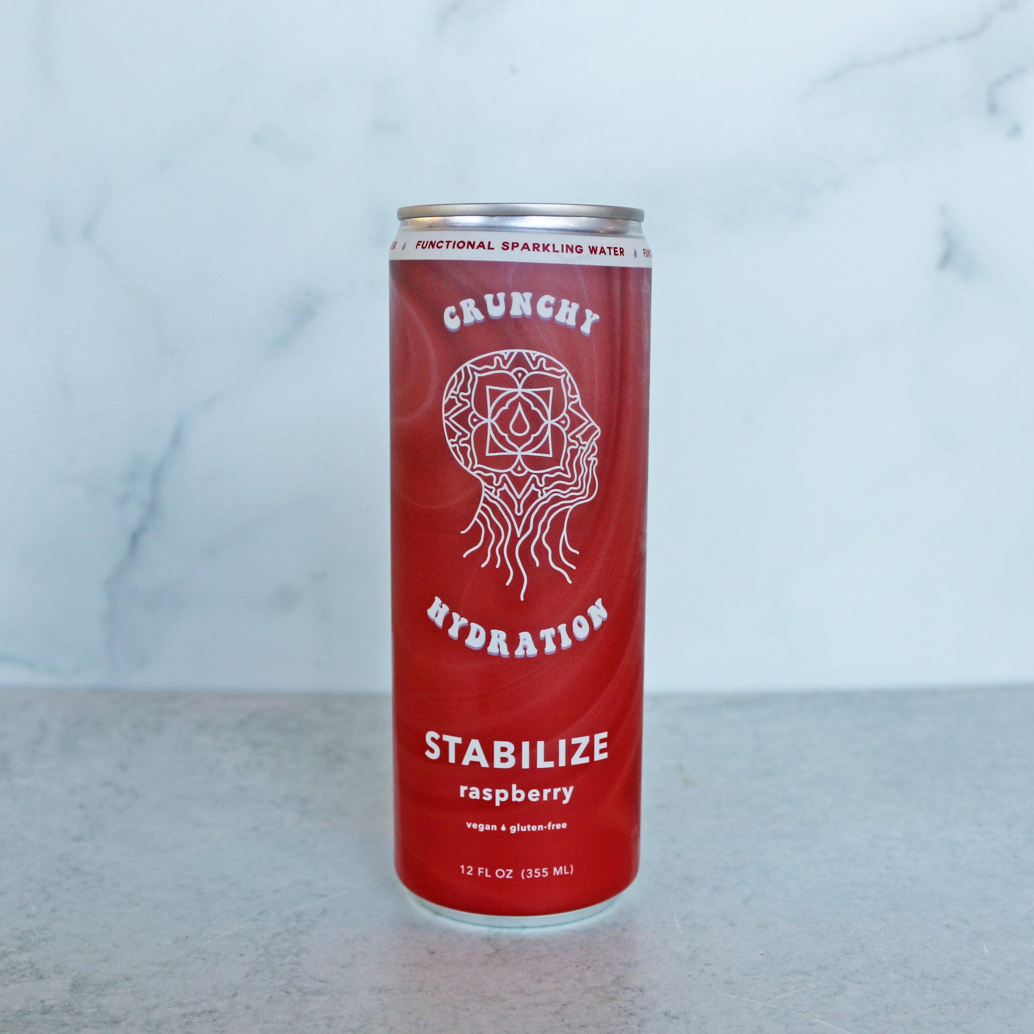 Crunchy Hydration "Stabilize" Raspberry Sparkling Water