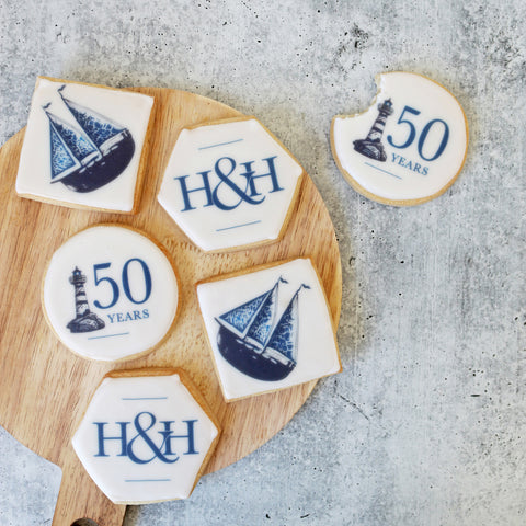 Custom Printed Logo Cookies