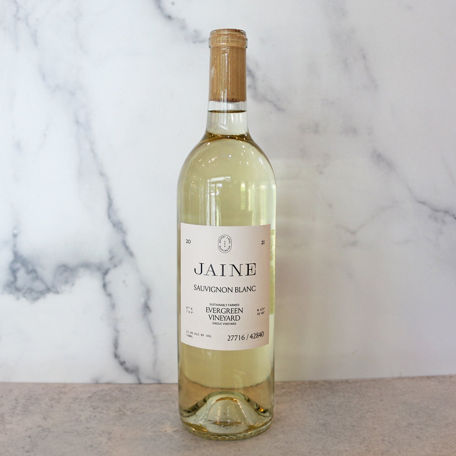 Evergreen Vineyards Jaine Sauvignon Blanc –