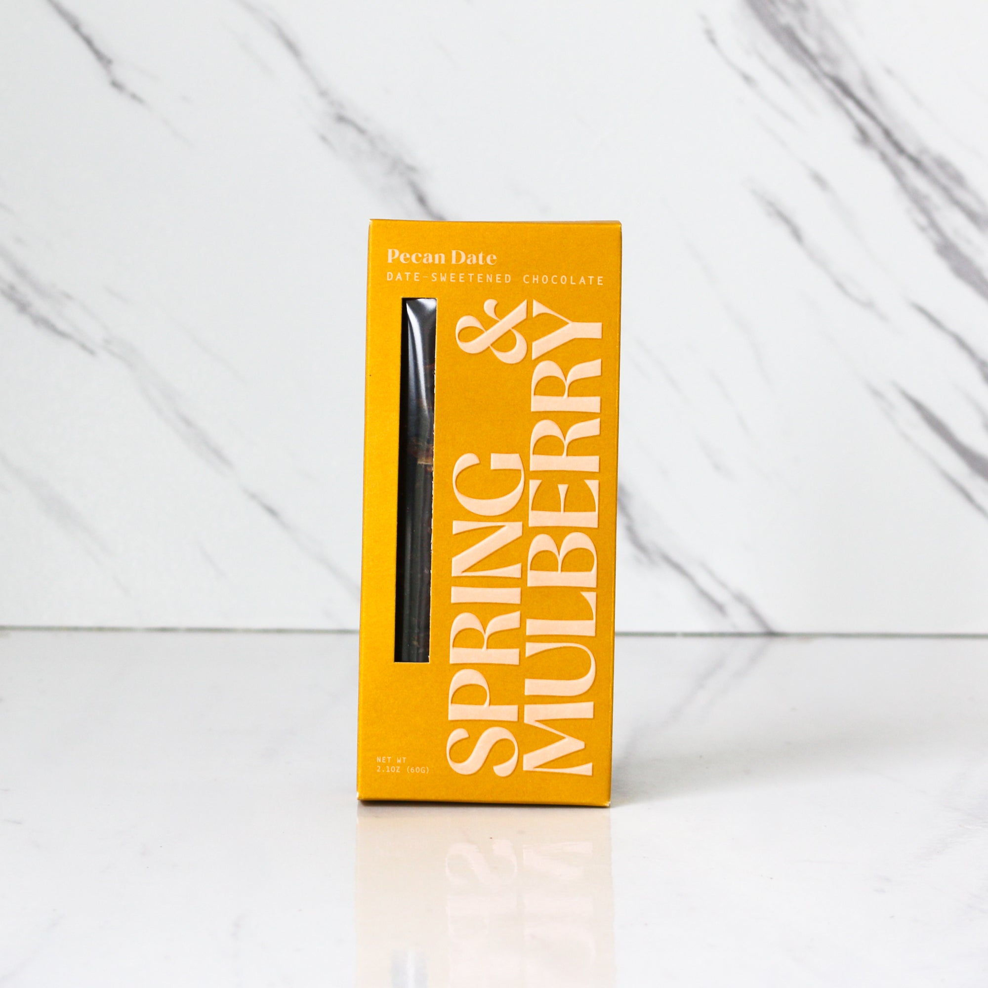 Spring & Mulberry Pecan Date-Sweetened Chocolate Bar
