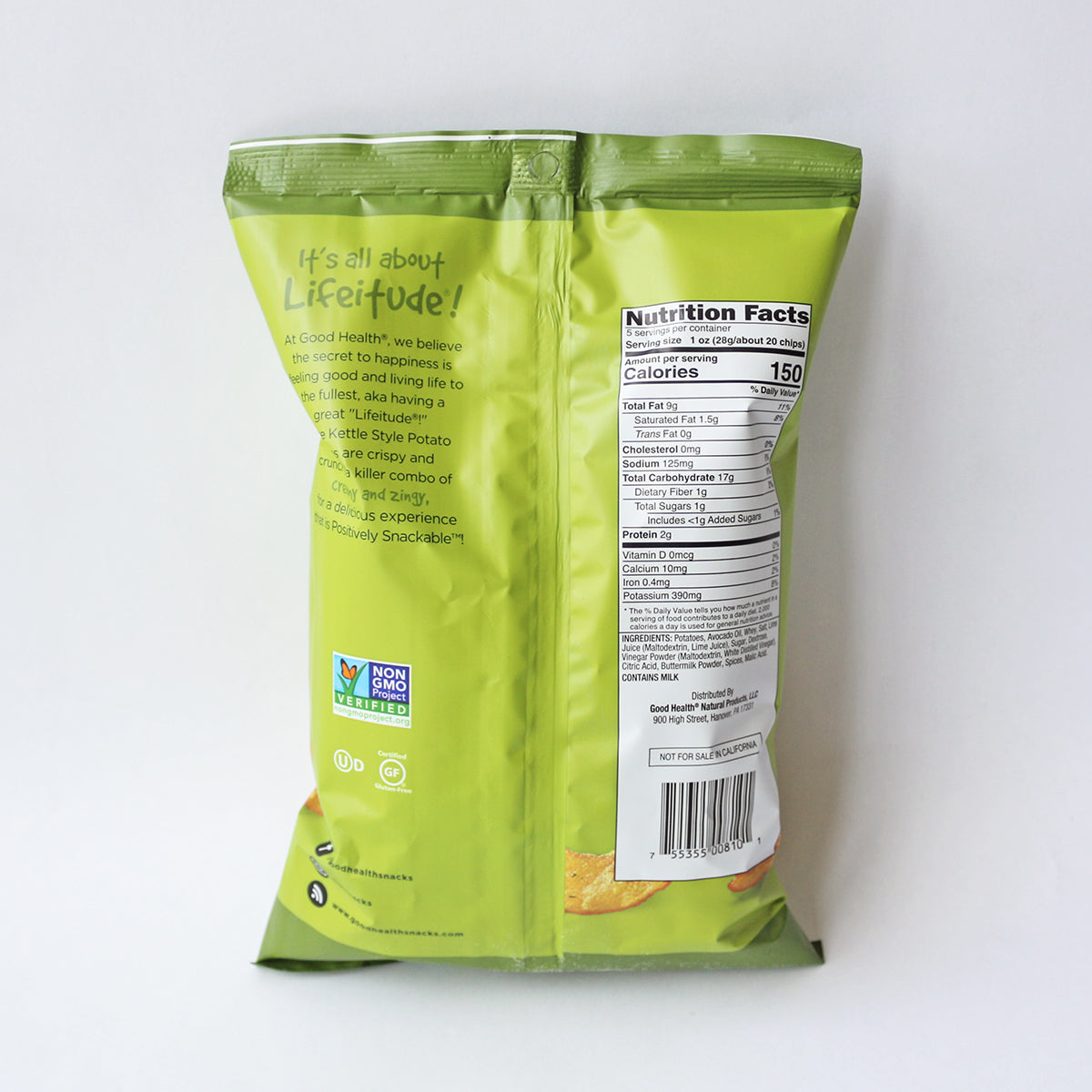 Good Health Lime Ranch Avocado Oil Kettle Chips – TASTE.online