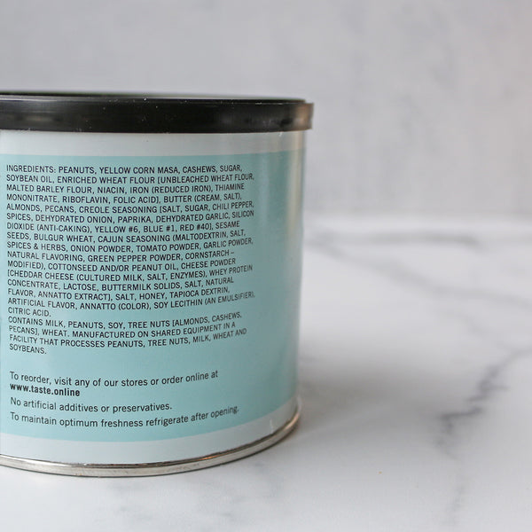 The back of a can of Beach Crunch showing ingredients