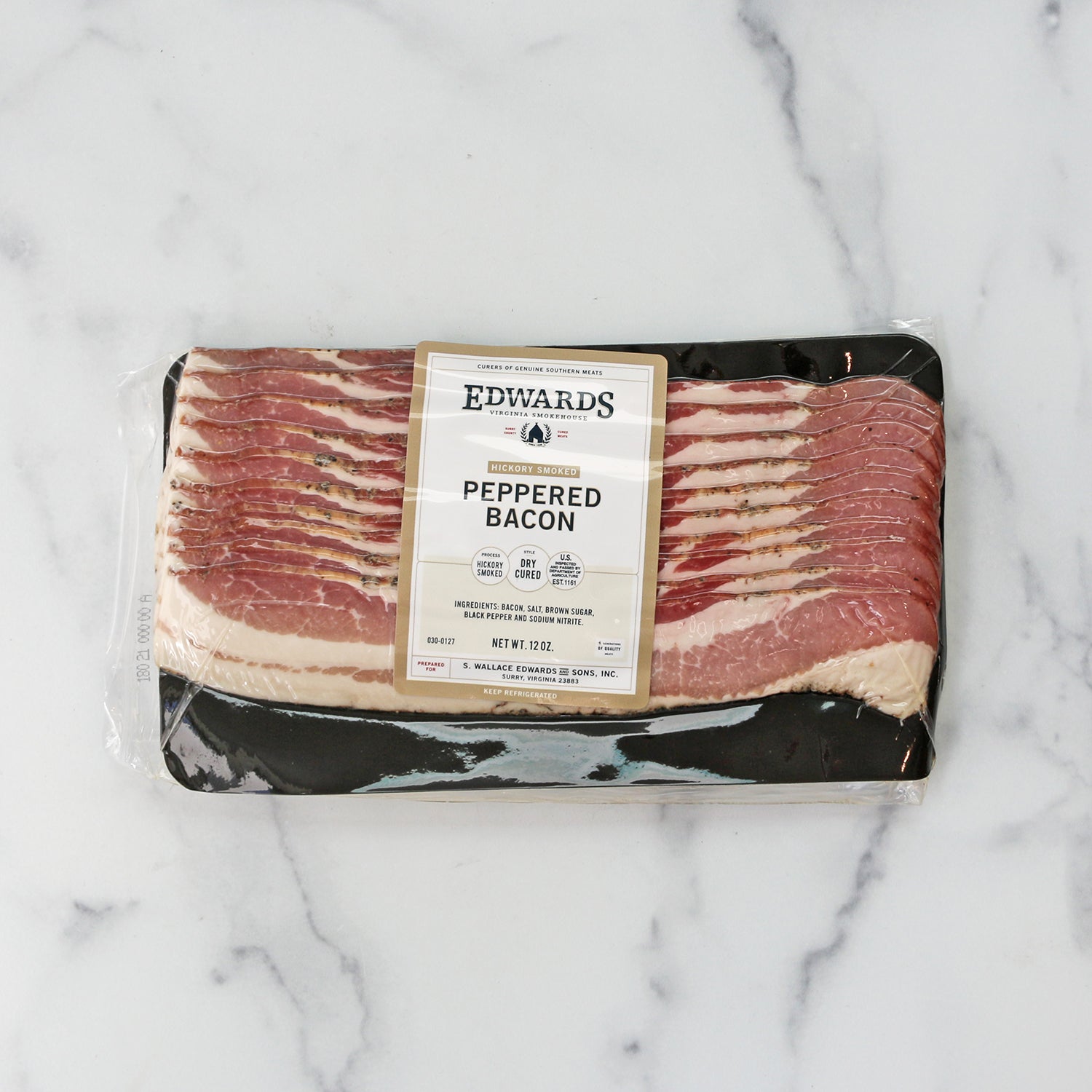 Edwards Smokehouse Peppered Bacon