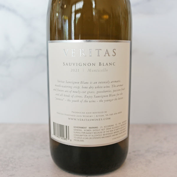 Veritas Monticello Sauvignon Blanc